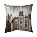Fondo 26 x 26 in. Square City-Double Sided Print Indoor Pillow FO2791646
